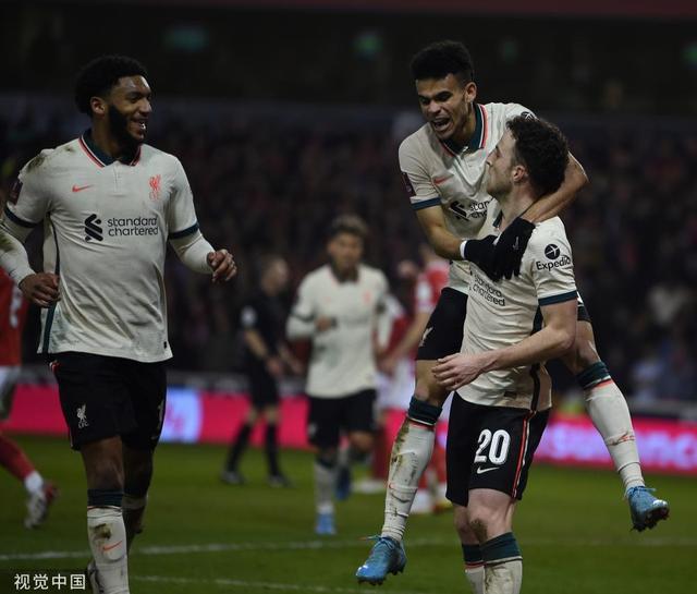  若塔独中两元利物浦客场轻取诺丁汉森林
